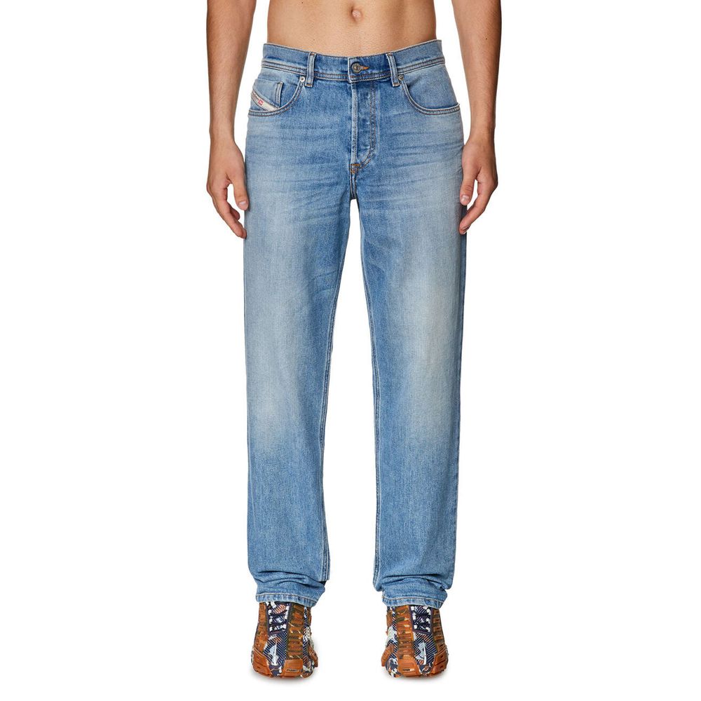 Diesel Light Blue Cotton Men's Regular-Fit Jean -   -  Diesel.