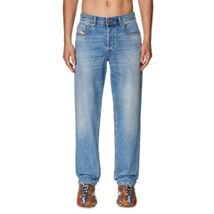 Diesel Light Blue Cotton Men's Regular-Fit Jean -   -  Diesel.