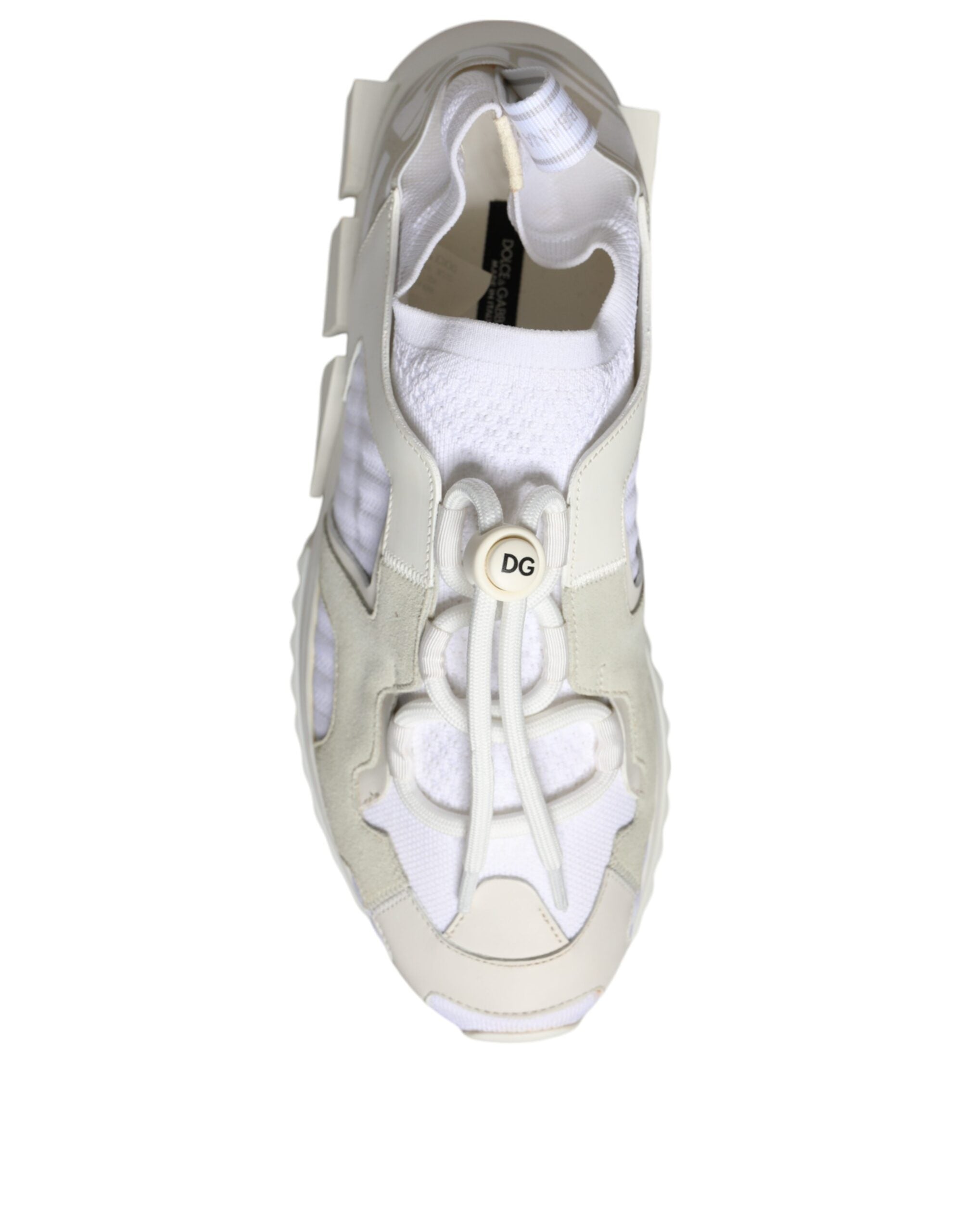Dolce & Gabbana White Mesh Sorrento Trekking Sneakers Shoes -   -  Dolce & Gabbana.
