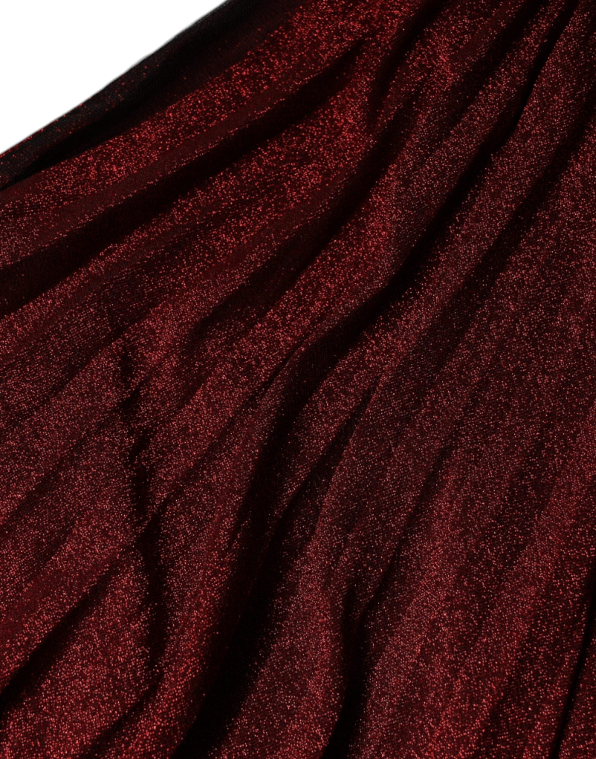 Dolce & Gabbana Red One Shoulder Pleated A-line Mini Dress -   -  Dolce & Gabbana.