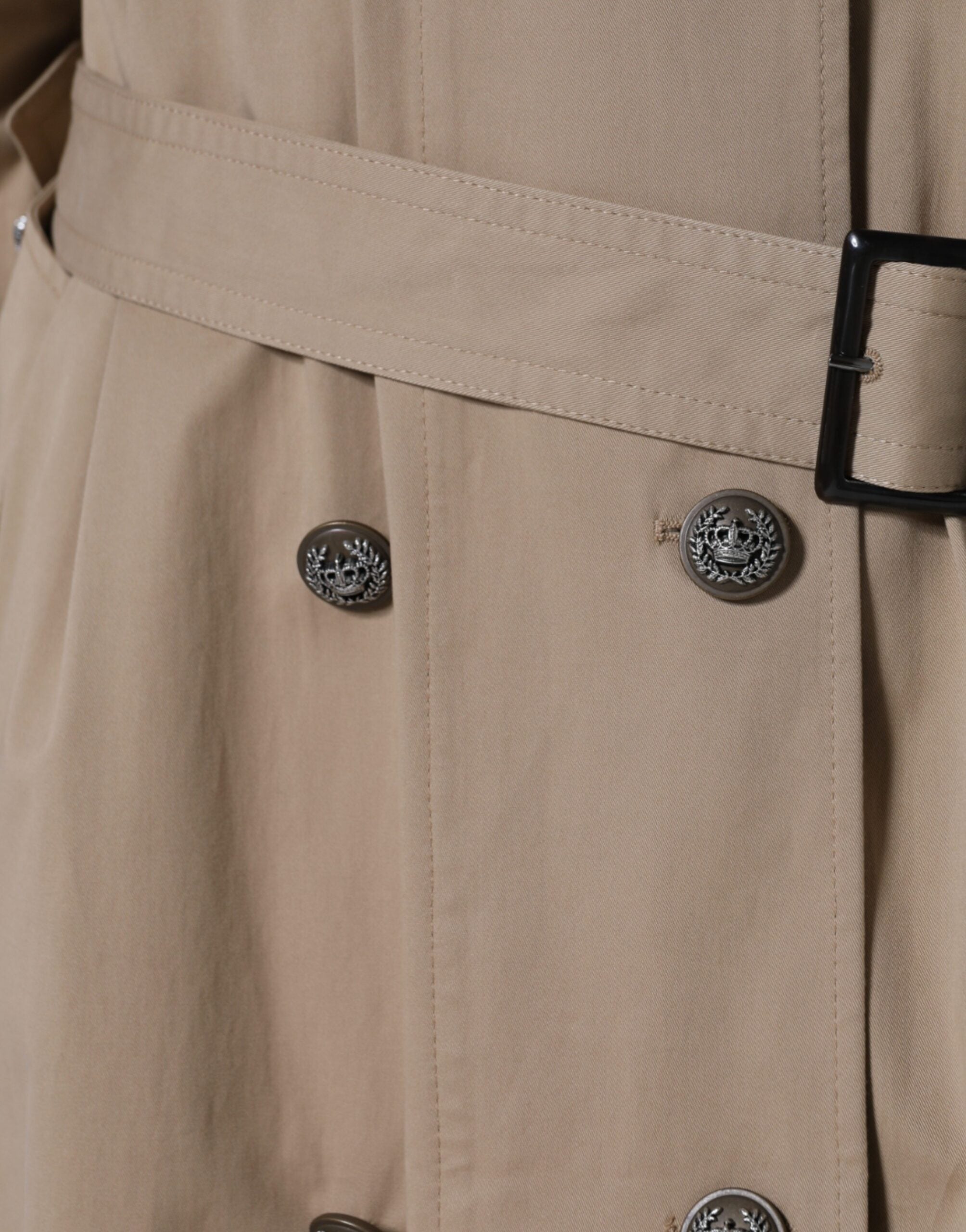 Dolce & Gabbana Khaki Double Breasted Trench Coat Jacket -   -  Dolce & Gabbana.