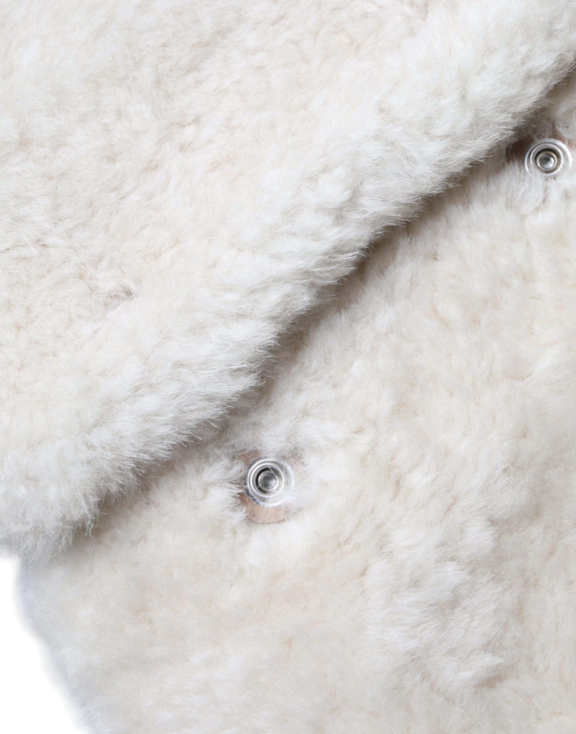 Burberry White WARRENFORD Shearling Leather Vest Coat Jacket -   -  Burberry.