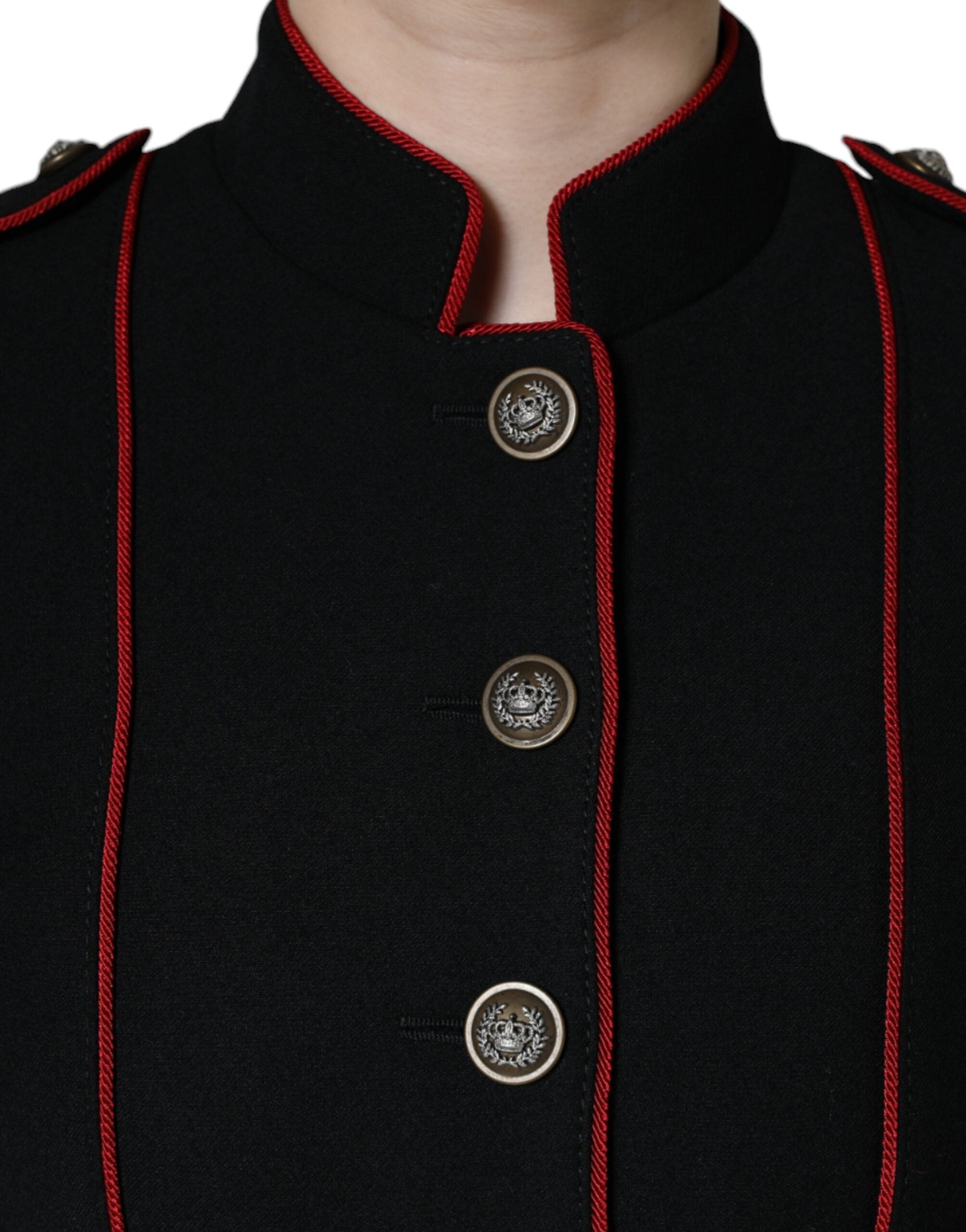 Dolce & Gabbana Black Single Breasted Trench Coat Jacket -   -  Dolce & Gabbana.
