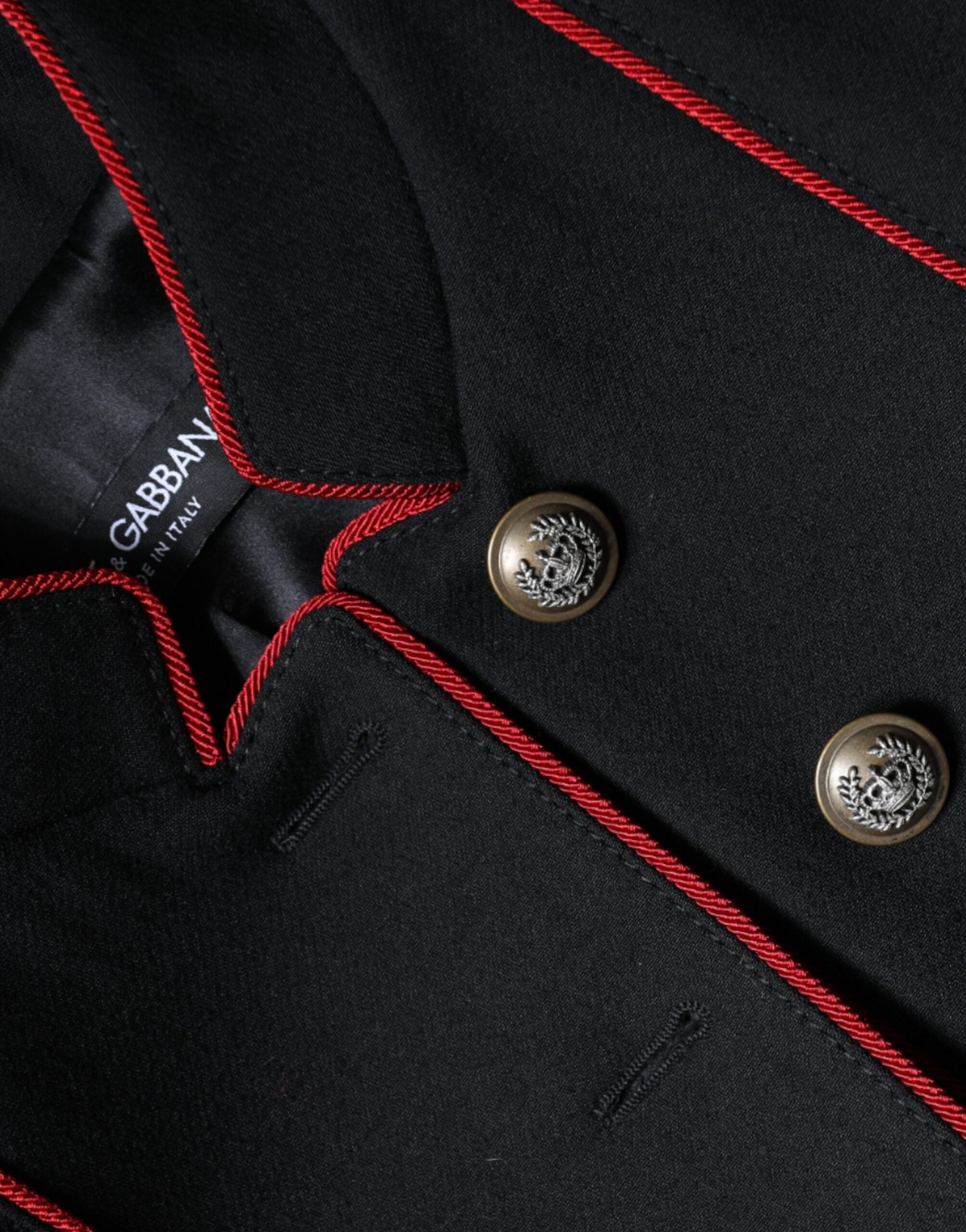 Dolce & Gabbana Black Single Breasted Trench Coat Jacket -   -  Dolce & Gabbana.