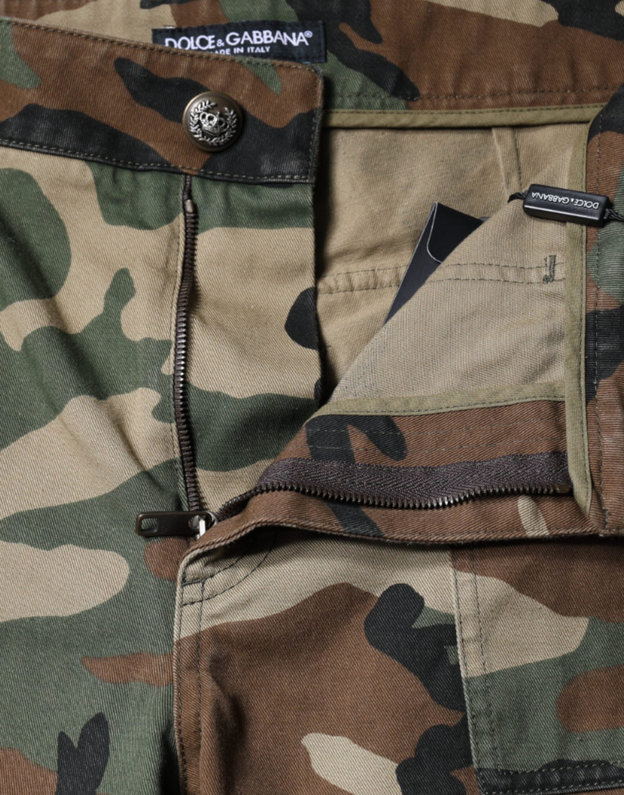 Dolce & Gabbana Multicolor Camouflage Cargo Pants -   -  Dolce & Gabbana.