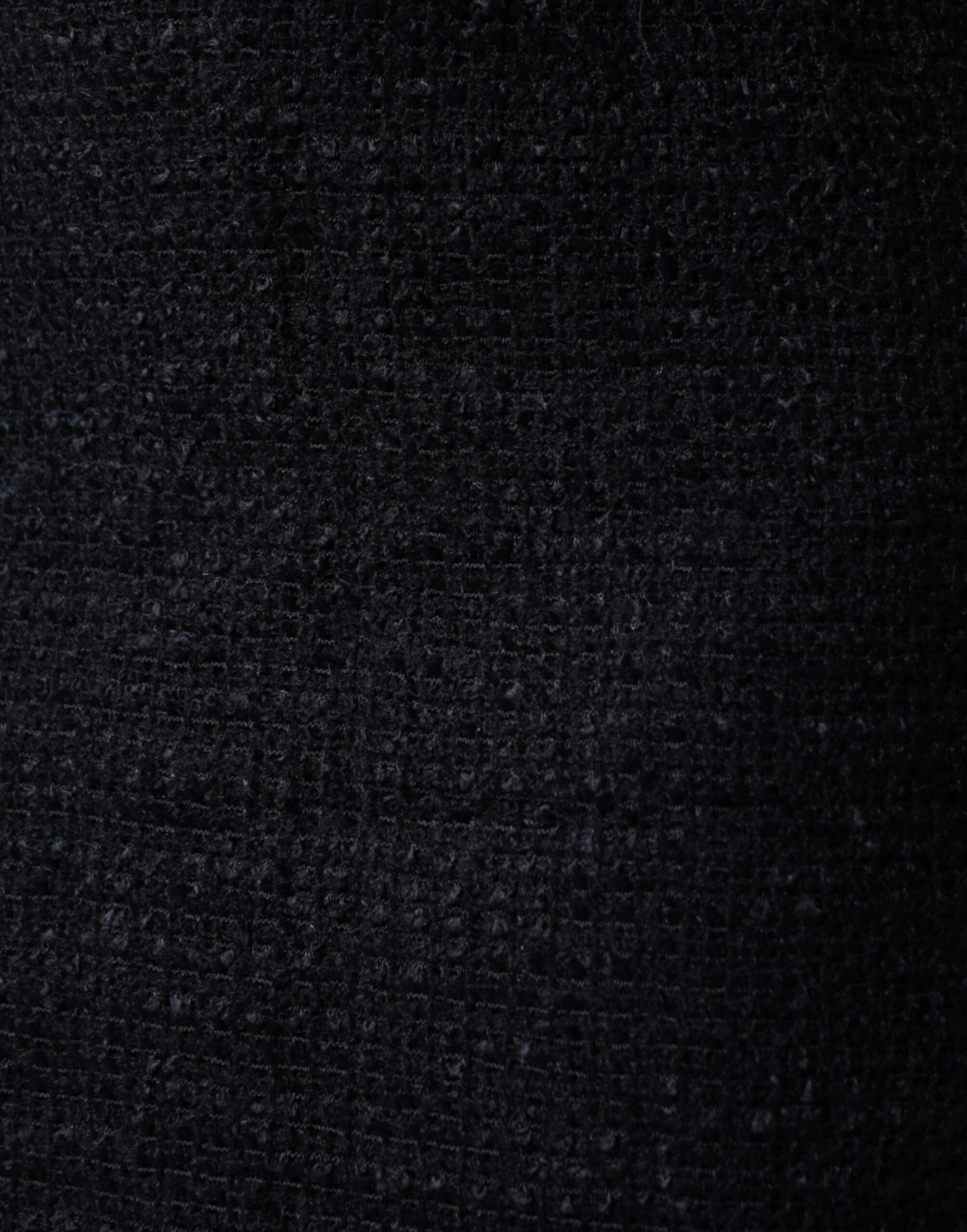 Dolce & Gabbana Black Virgin Wool Pencil Cut Midi Skirt -   -  Dolce & Gabbana.