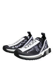 Dolce & Gabbana Black White Sorrento Low Top Sneakers Shoes -   -  Dolce & Gabbana.