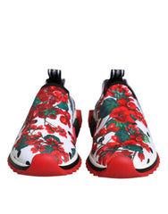 Dolce & Gabbana Multicolor Geranium Sorrento Sneakers Shoes -   -  Dolce & Gabbana.