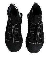 Dolce & Gabbana Black Sorrento Socks Logo Sneakers Shoes -   -  Dolce & Gabbana.
