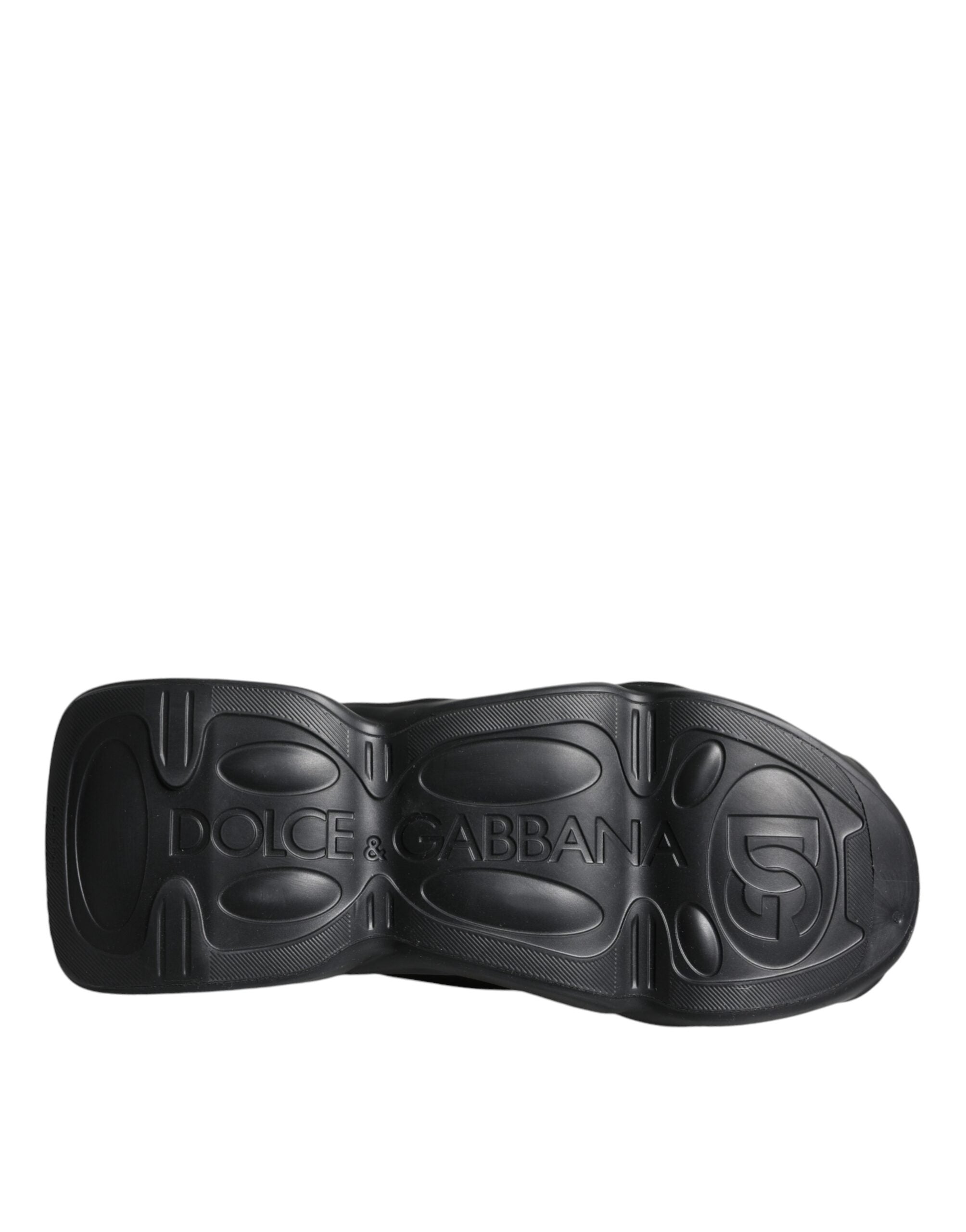 Dolce & Gabbana Black Slip On Wave Socks Sneakers Shoes -   -  Dolce & Gabbana.