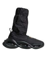 Dolce & Gabbana Black Slip On Wave Socks Sneakers Shoes -   -  Dolce & Gabbana.