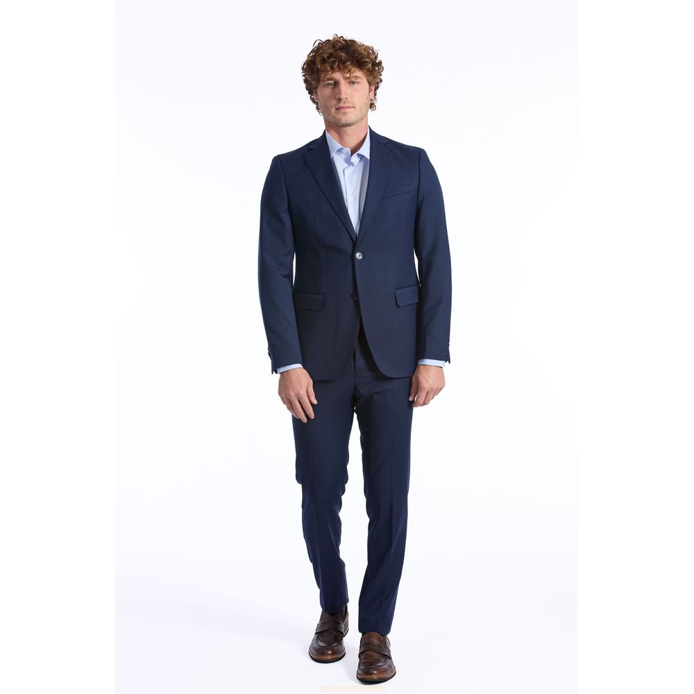 Baldinini Trend Blue Wool Men Suit -   -  Baldinini Trend.