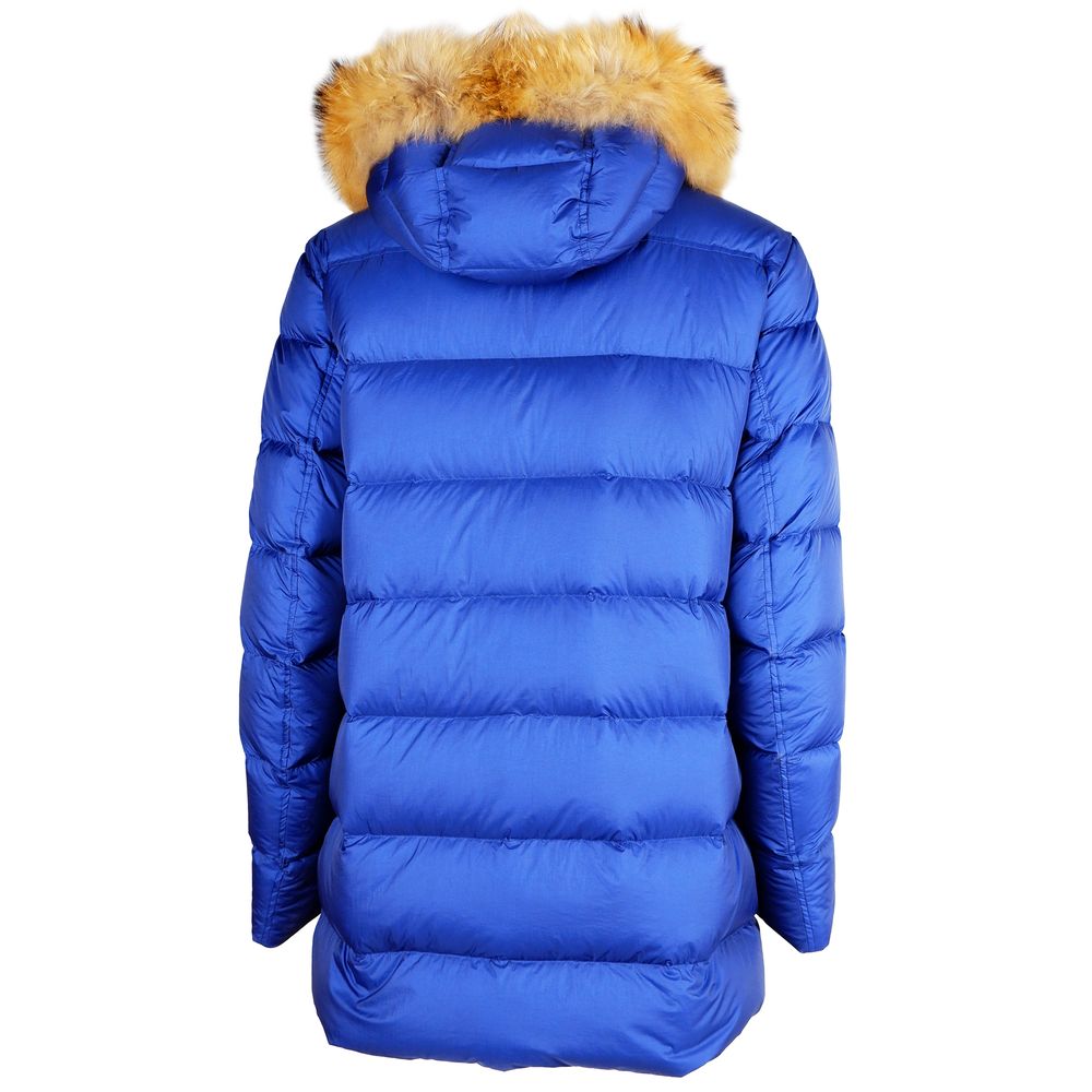 Add Blue Nylon Men Jacket -   -  Add.