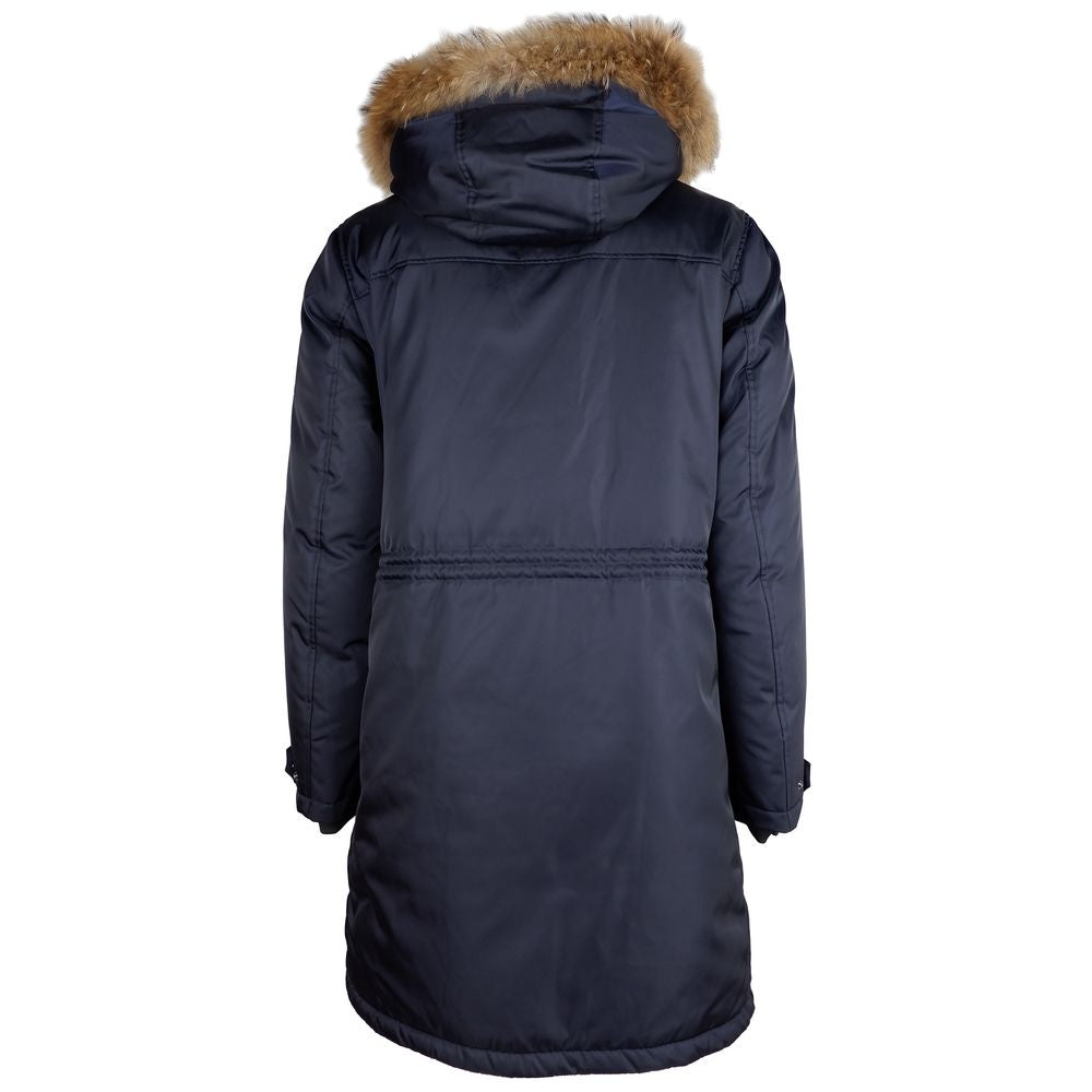 Add Blue Nylon Men Jacket -   -  Add.