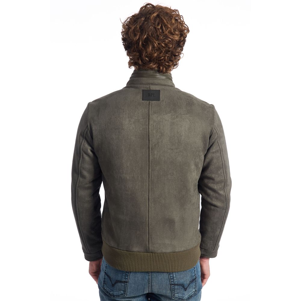 Roberto Pepe Luxury Green Ecomontone Men Jacket -   -  Roberto Pepe Luxury.