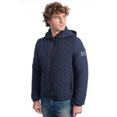 Roberto Pepe Luxury Blue Polyamide Men Jacket -   -  Roberto Pepe Luxury.