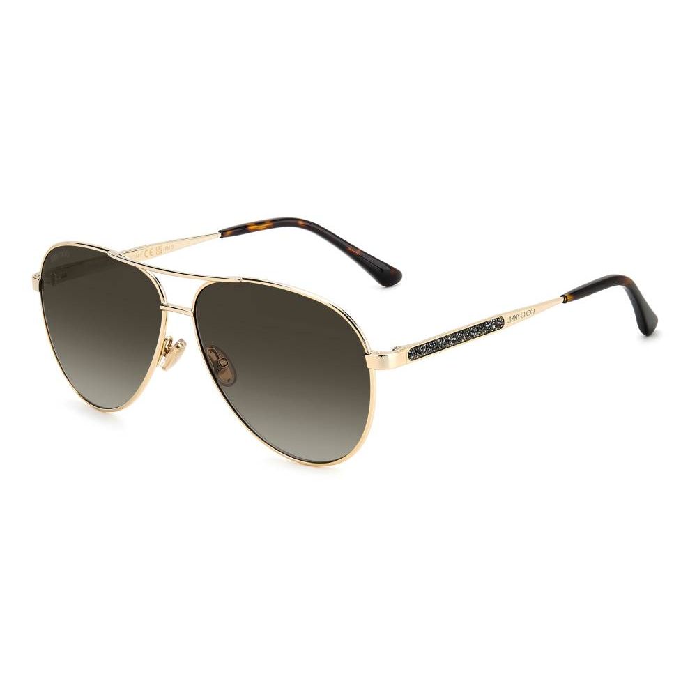 Jimmy Choo Gold Metal Sunglasses -  Jewellery, Women -  Jimmy Choo.