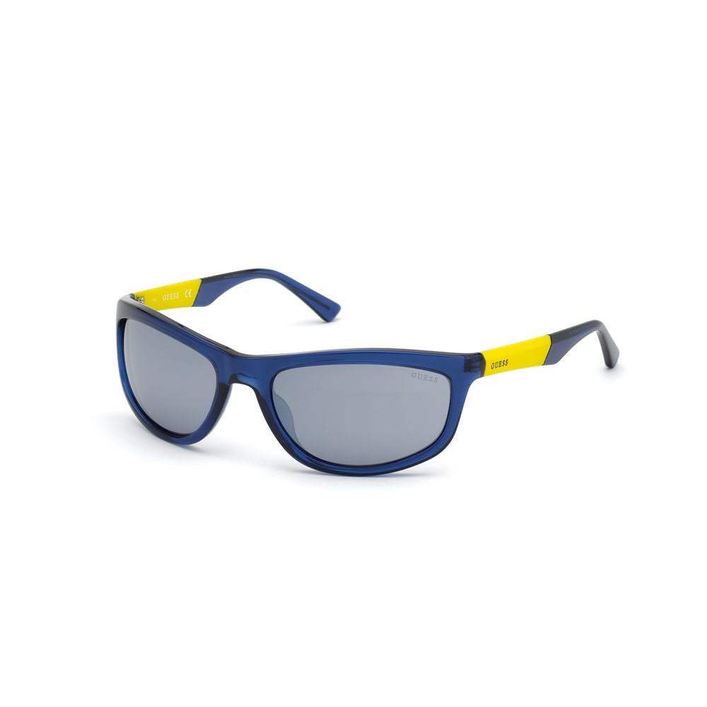 Guess Blue Injected Sunglasses -   -  Guess.
