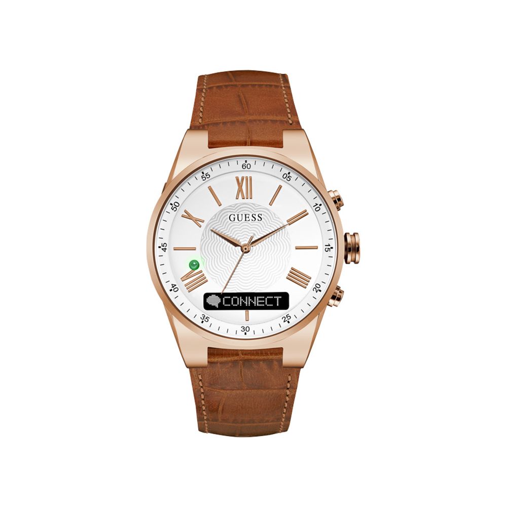 Guess Brown Leather Watch -   -  Guess.
