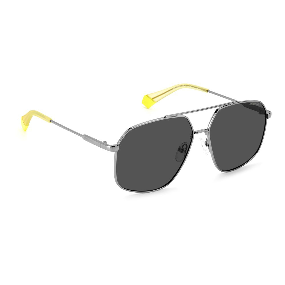 Polaroid Gray Stainless Steel Sunglasses -  Unisex, Sunglasses -  Polaroid.