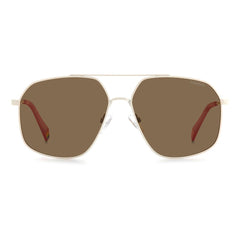 Polaroid Beige Stainless Steel Sunglasses -  Unisex, Sunglasses -  Polaroid.