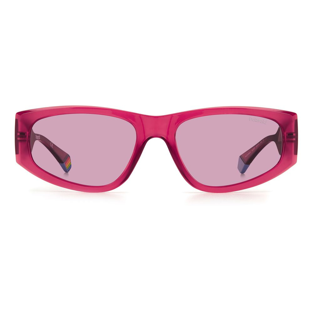 Polaroid Red Plastic Sunglasses -  Unisex, Sunglasses -  Polaroid.