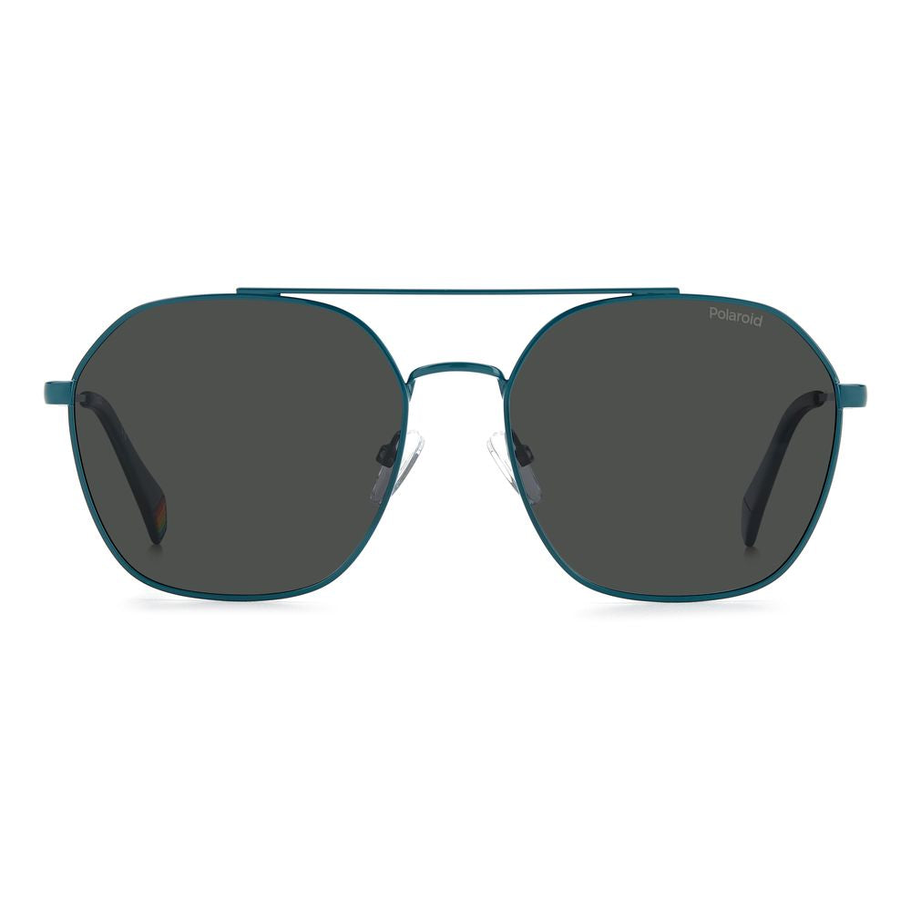 Polaroid Blue Stainless Steel Sunglasses -  Unisex, Sunglasses -  Polaroid.