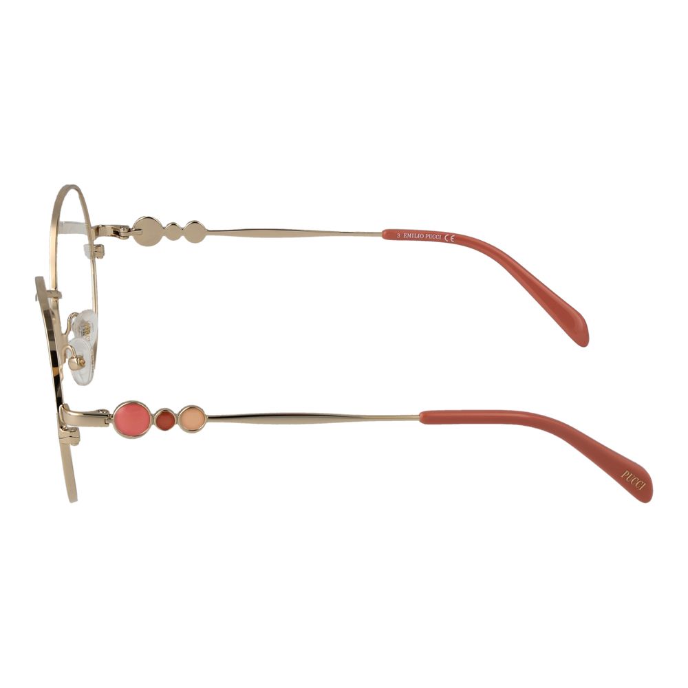 Emilio Pucci Gold Women Glasses Frame -   -  Emilio Pucci.
