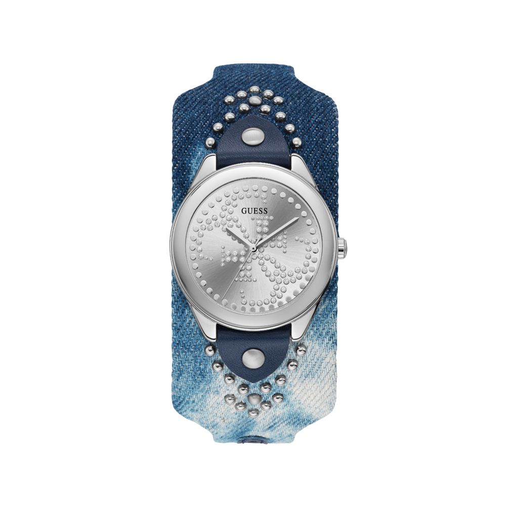 Guess Brown Leather/Leather Watch -   -  Guess.