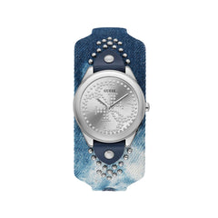 Guess Brown Leather/Leather Watch -   -  Guess.