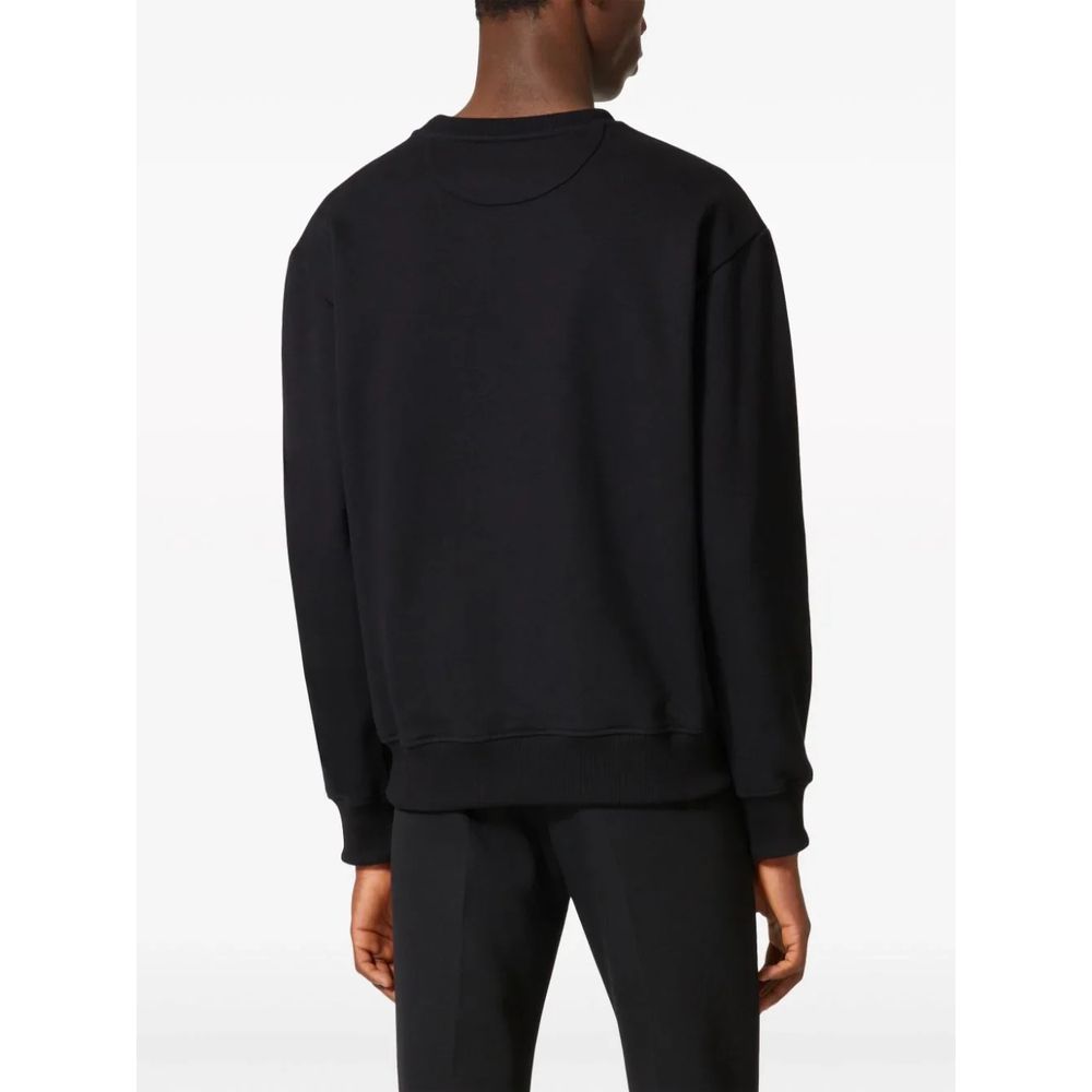 Valentino Black Cotton Sweater -   -  Valentino.