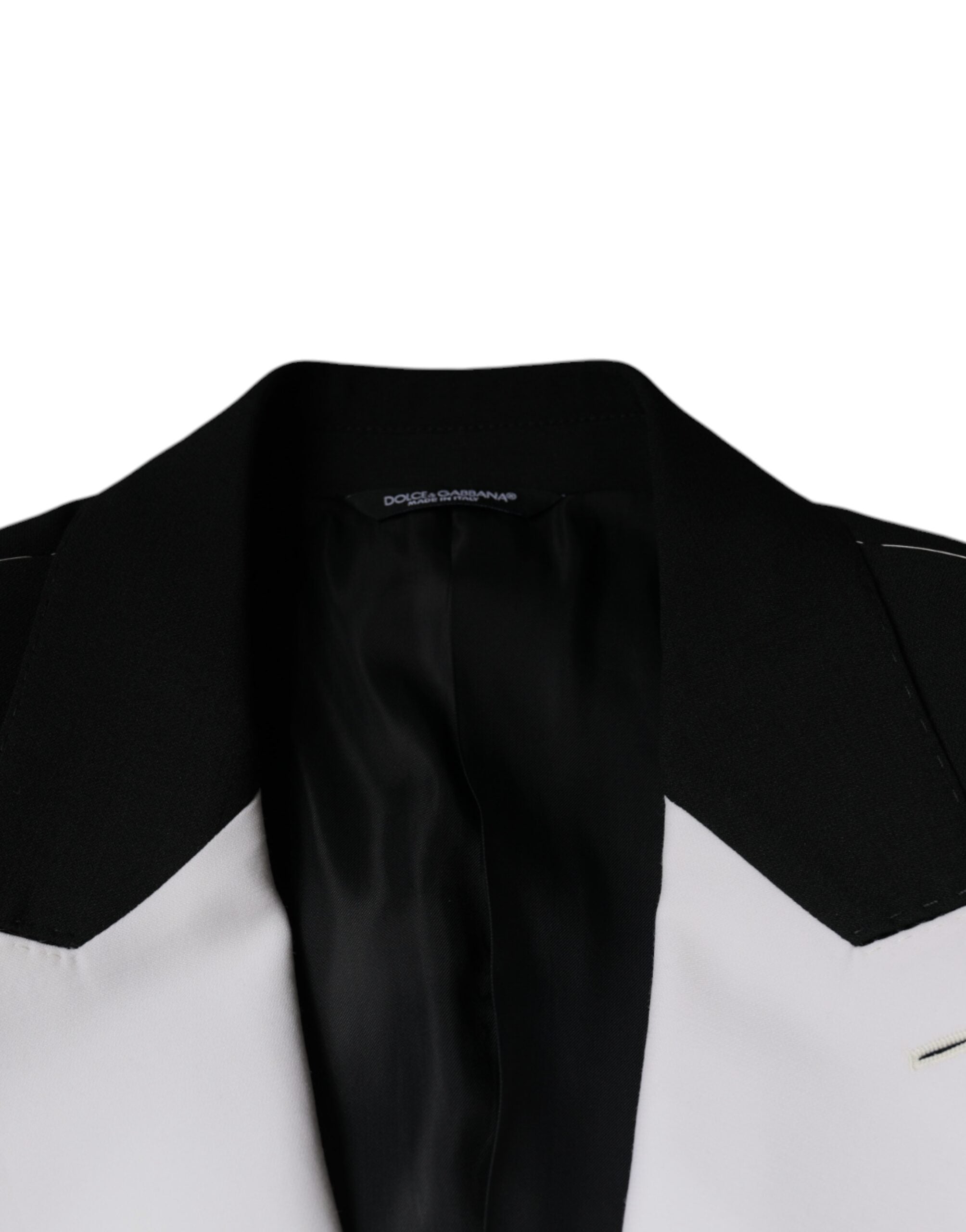 Dolce & Gabbana Black White Single Breasted Dress Blazer -   -  Dolce & Gabbana.