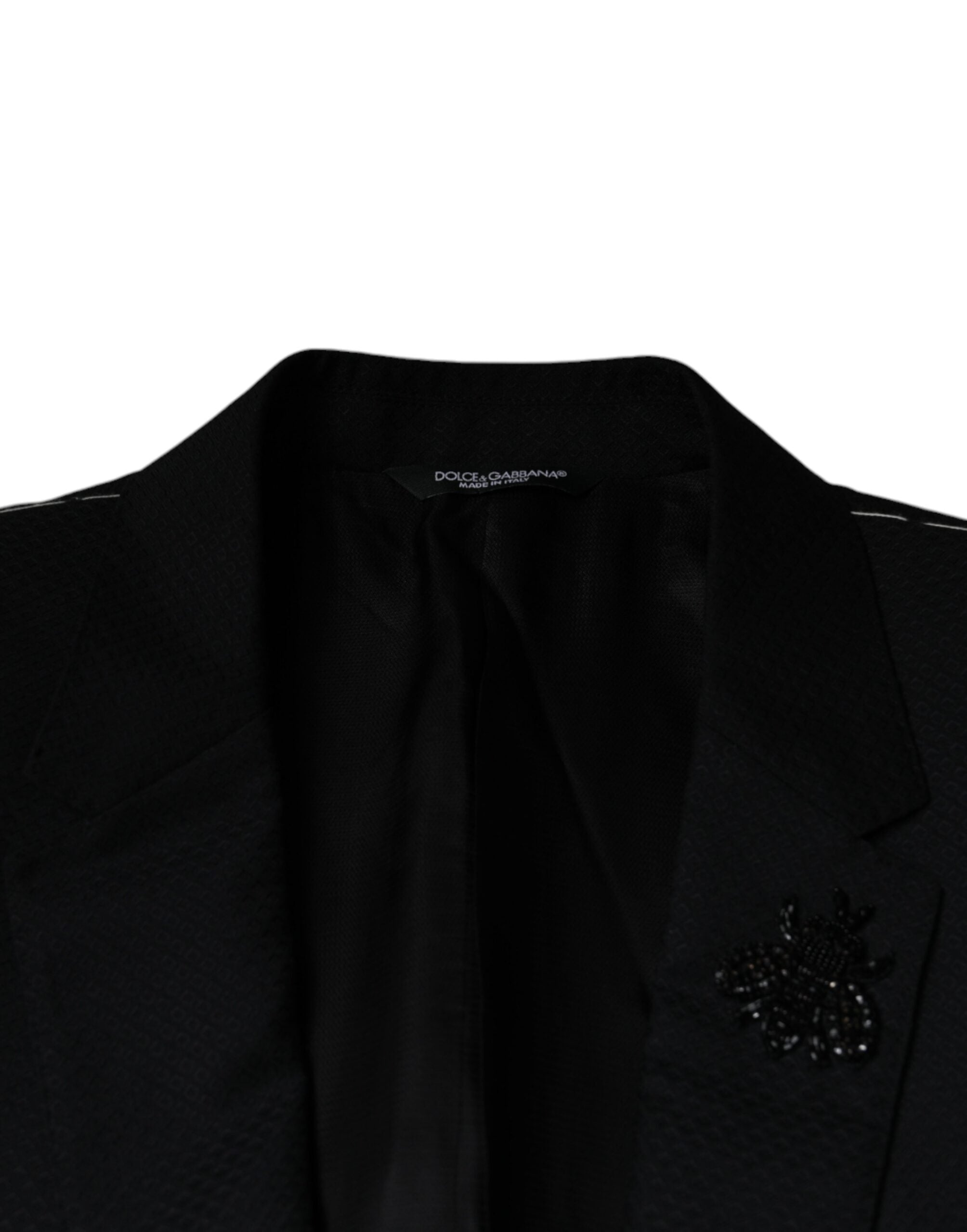 Dolce & Gabbana Black MARTINI Bee Single Breasted Blazer -   -  Dolce & Gabbana.