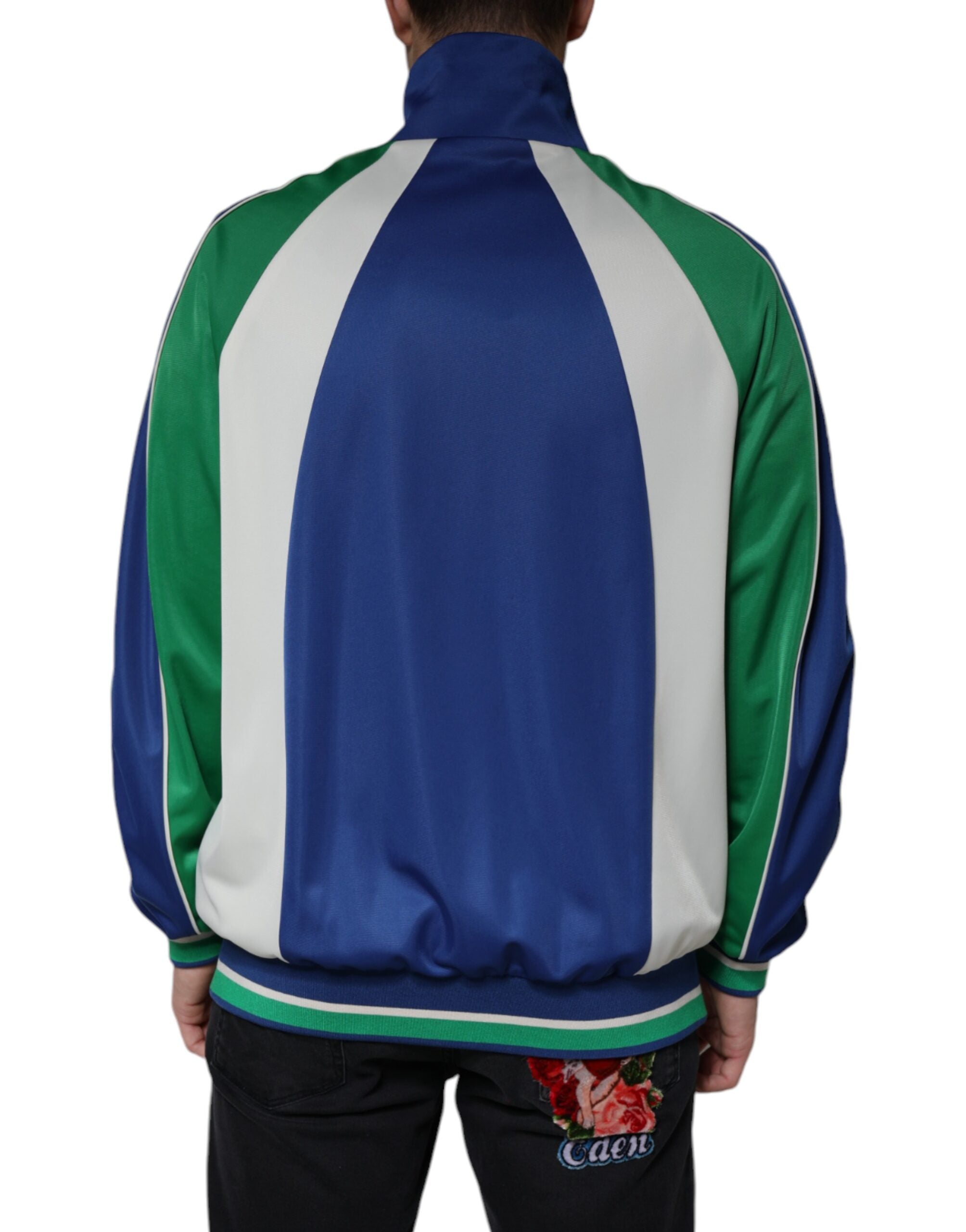 Dolce & Gabbana Multicolor Polyester Full Zip Bomber Jacket -   -  Dolce & Gabbana.