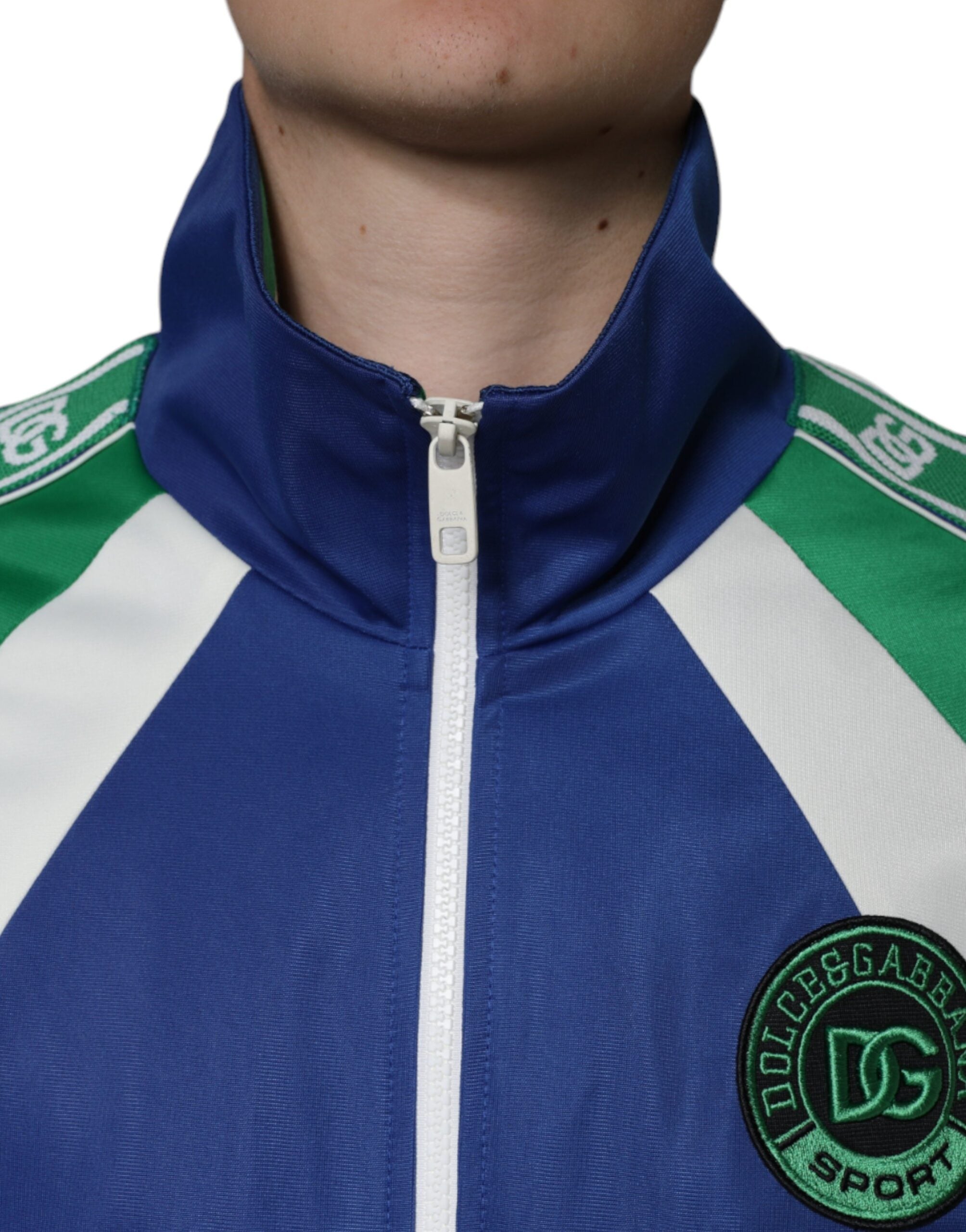 Dolce & Gabbana Multicolor Polyester Full Zip Bomber Jacket -   -  Dolce & Gabbana.