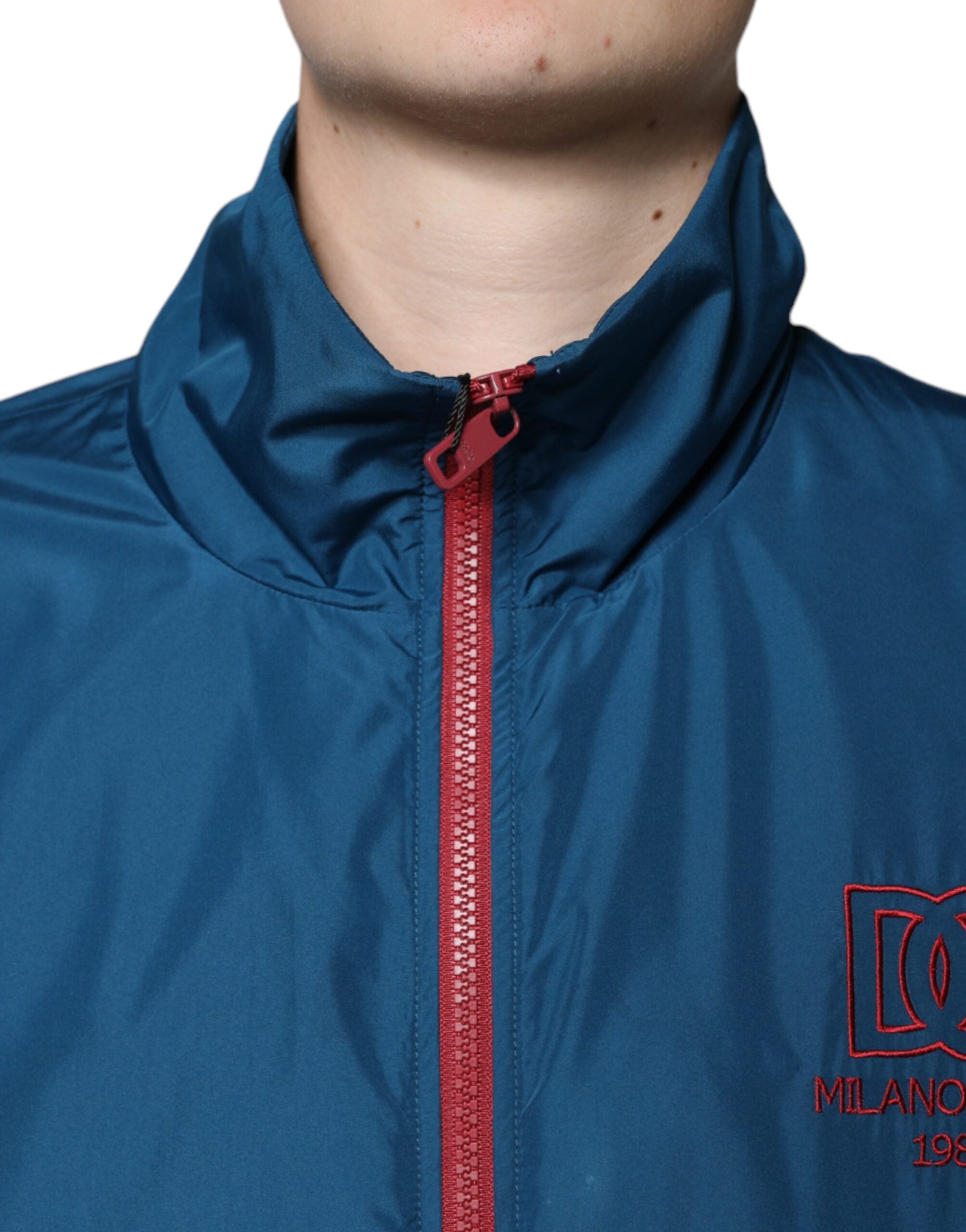 Dolce & Gabbana Multicolor Polyester Full Zip Jacket -   -  Dolce & Gabbana.