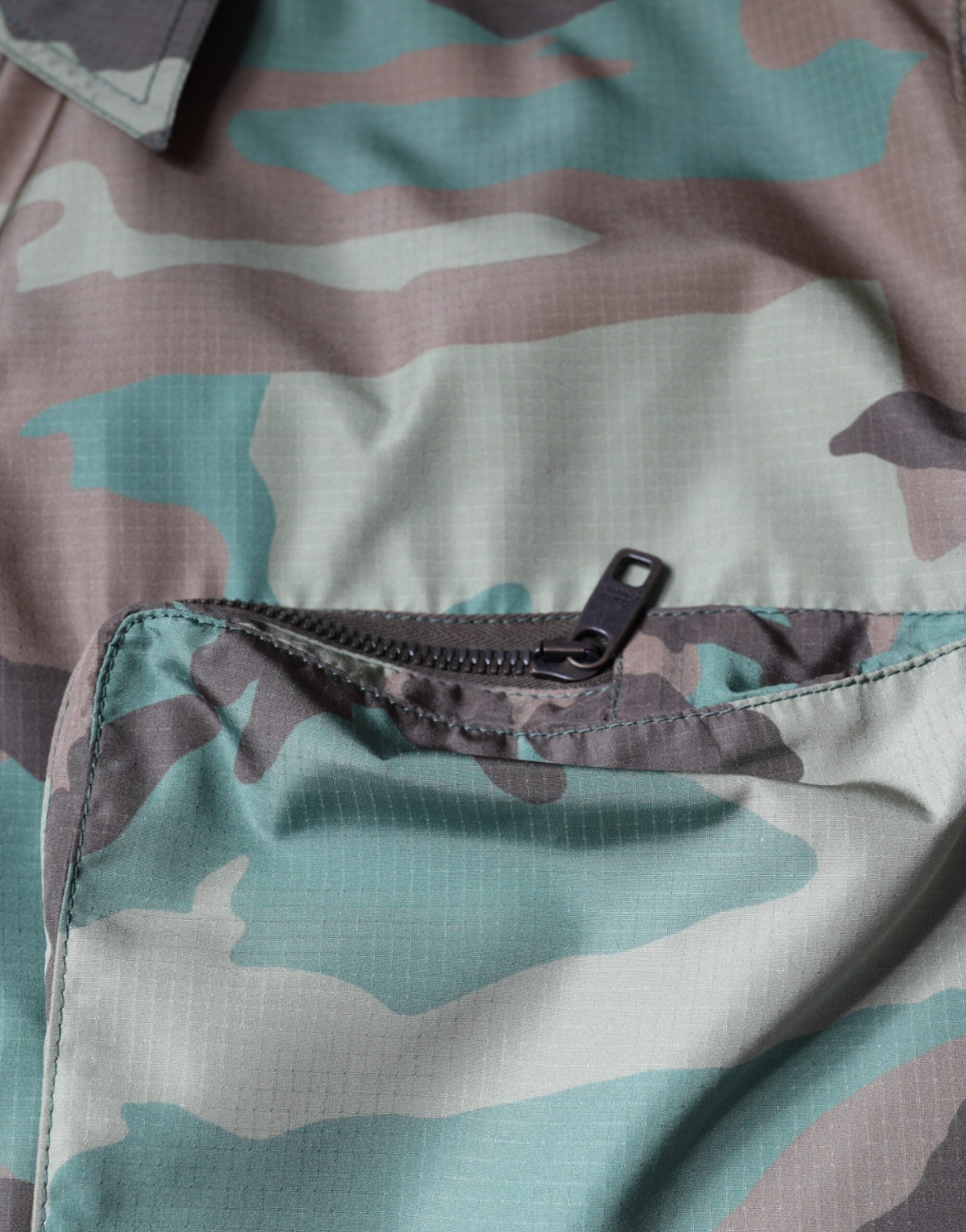 Dolce & Gabbana Multicolor Camouflage Button Down Shirt -   -  Dolce & Gabbana.