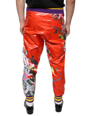 Dolce & Gabbana Multicolor Printed Jogger Sweatpants Pants -   -  Dolce & Gabbana.