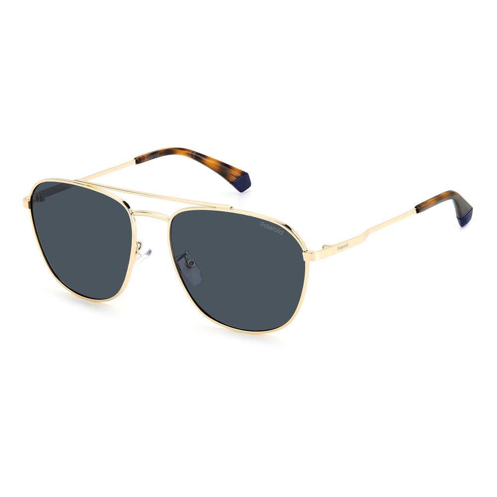 Polaroid Gold Stainless Steel Sunglasses -   -  Polaroid.