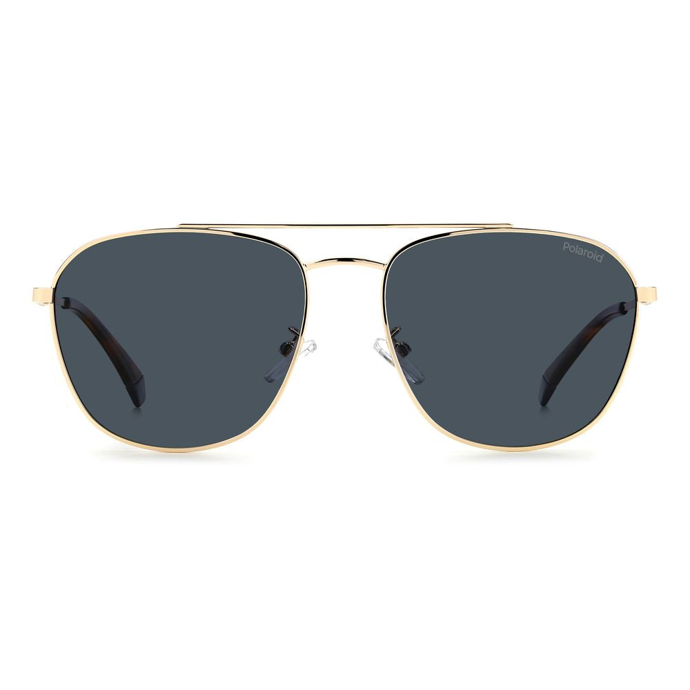 Polaroid Gold Stainless Steel Sunglasses -   -  Polaroid.