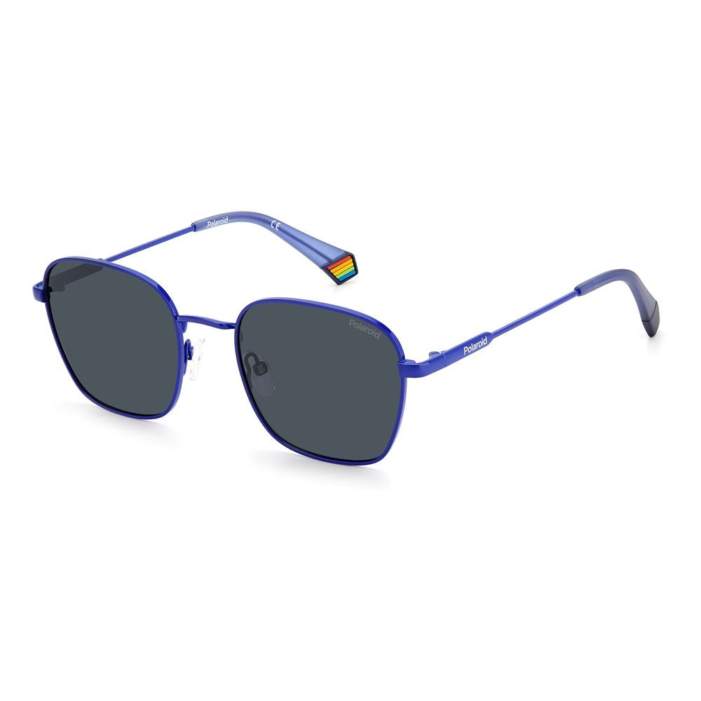 Polaroid Blue Stainless Steel Sunglasses -  Unisex, Sunglasses -  Polaroid.