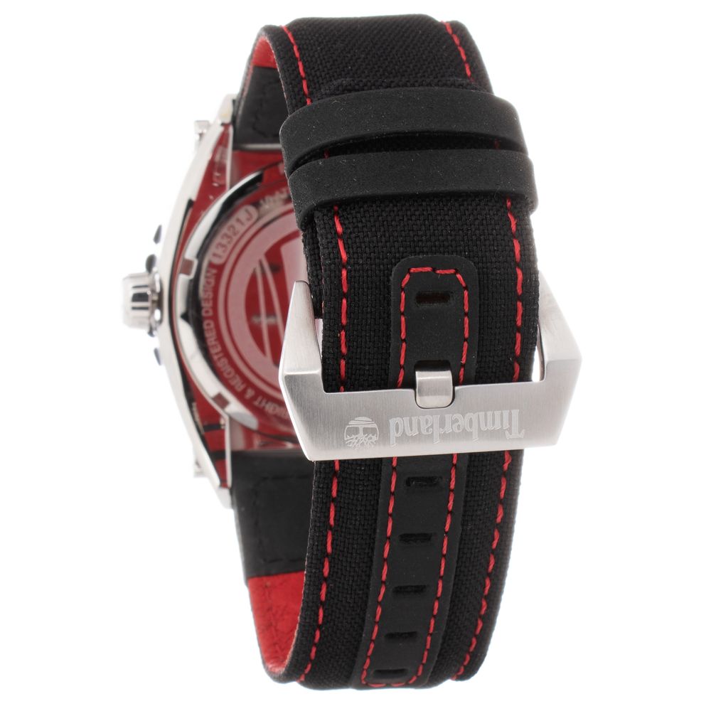 Timberland Black Leather Watch -   -  Timberland.