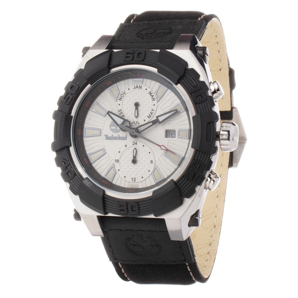 Timberland Black Leather Watch -   -  Timberland.
