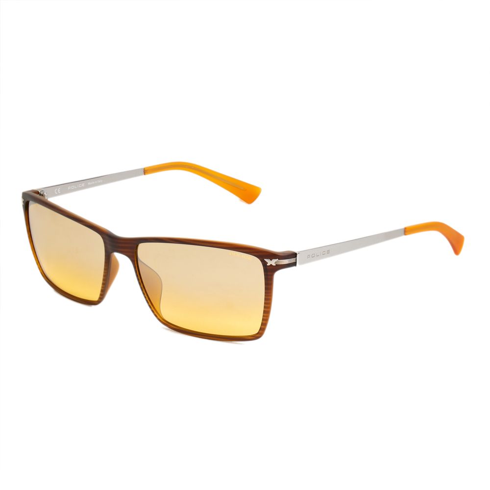 Police Brown Injected Sunglasses -   -  Police.