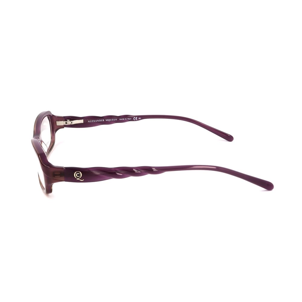 Alexander McQueen Purple Acetate Frames -   -  Alexander McQueen.