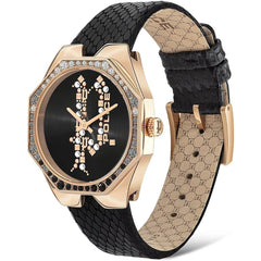 Police Black Leather Watch -   -  Police.