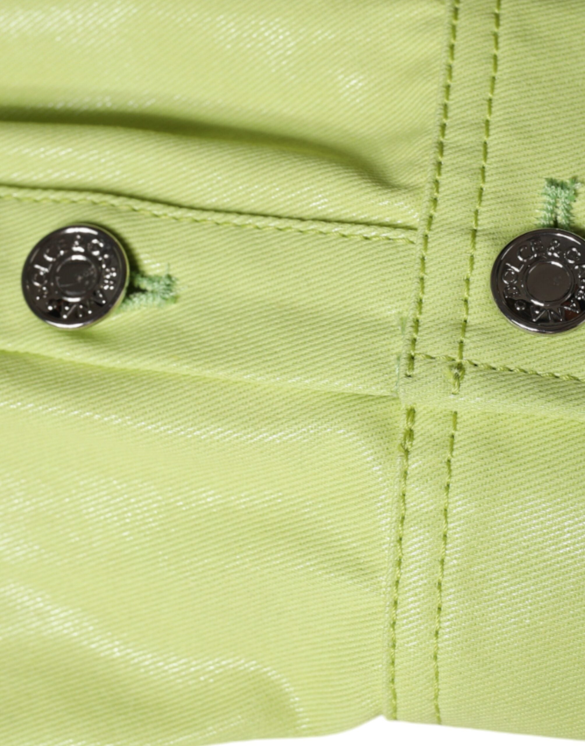 Dolce & Gabbana Green Cotton Collared Men Button Down Shirt -   -  Dolce & Gabbana.