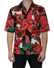 Dolce & Gabbana Multicolor Anemone Button Down Casual Shirt -   -  Dolce & Gabbana.