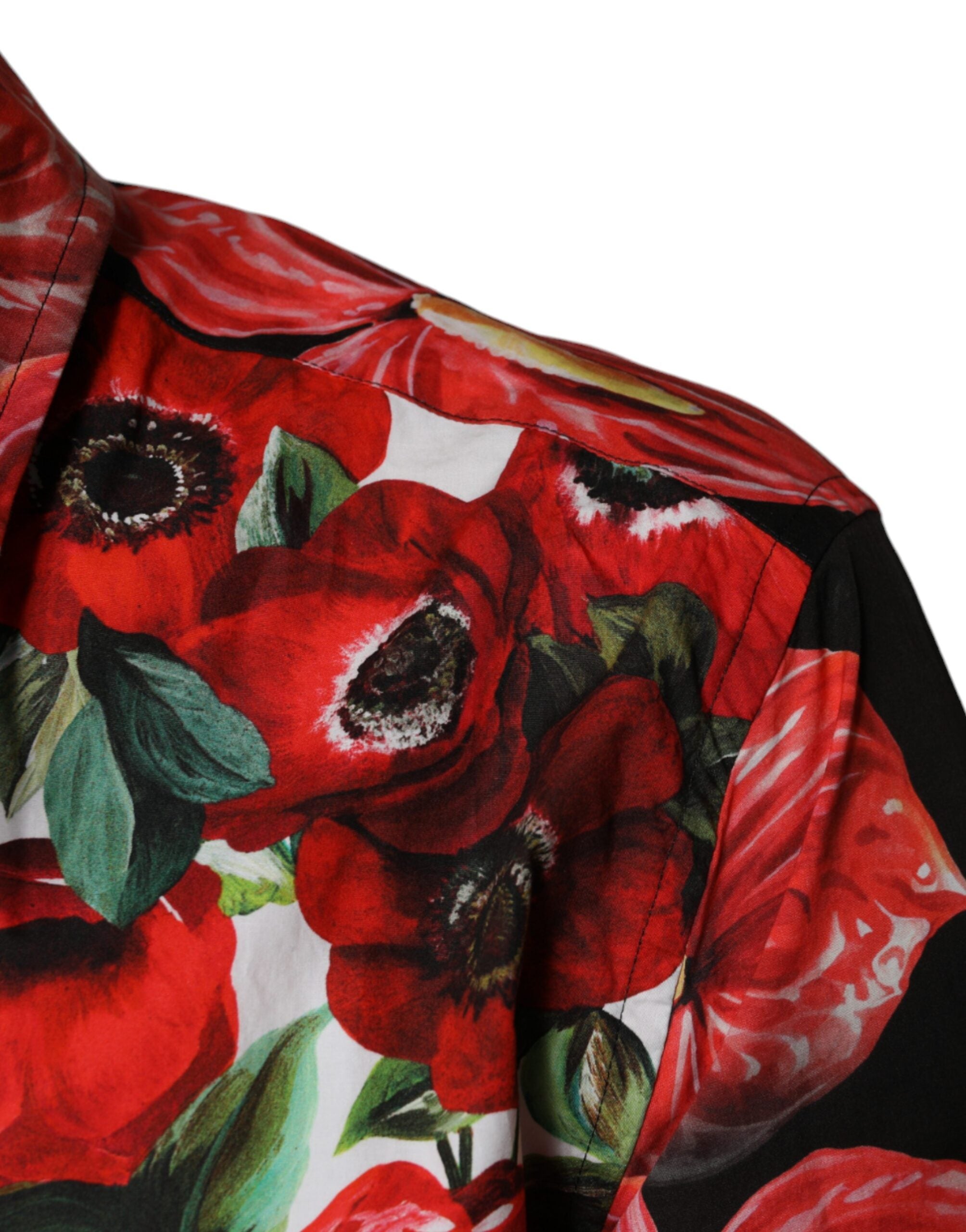 Dolce & Gabbana Multicolor Anemone Button Down Casual Shirt -   -  Dolce & Gabbana.