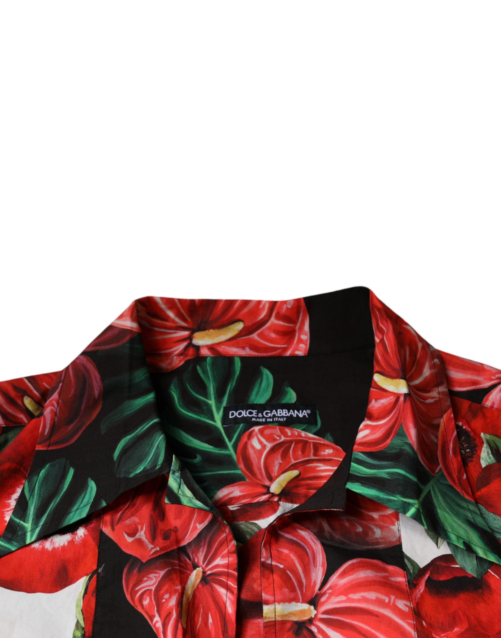 Dolce & Gabbana Multicolor Anemone Button Down Casual Shirt -   -  Dolce & Gabbana.